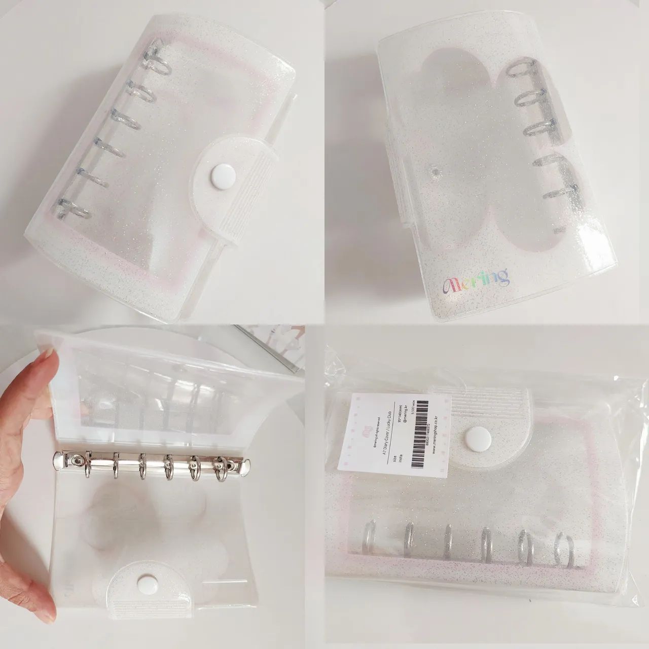 Binder (fichário) pocket A7 ORIGINAL da marca Coreana Mering kr (@mering_kr) - NOVO