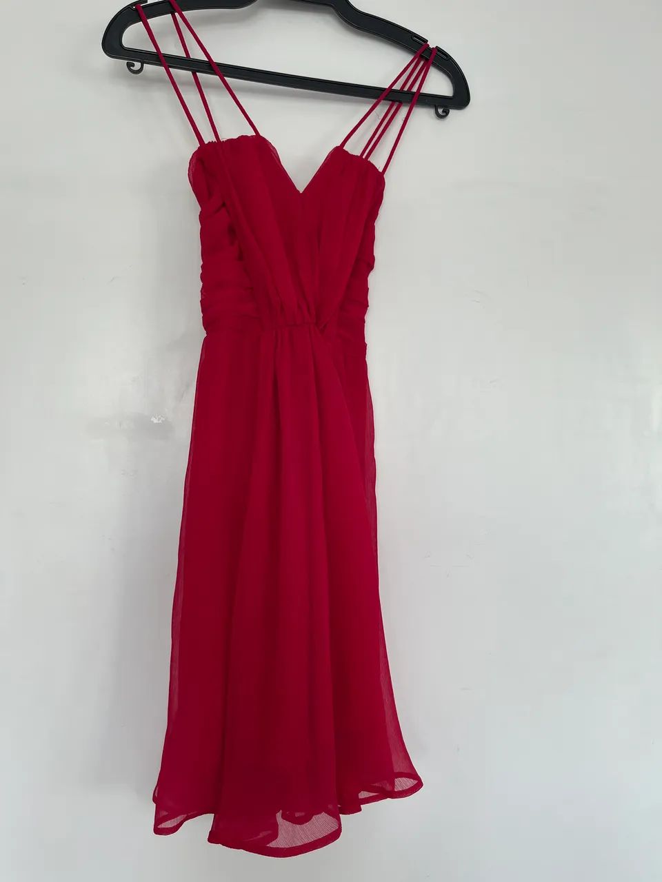 Vestido rosa curto tamanho P - Foto 3