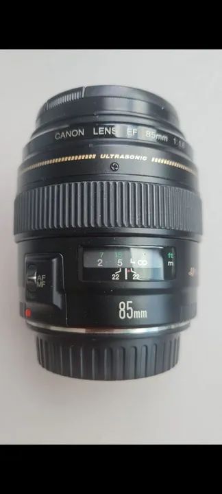 Lente Canon EF 85mm f/1.8 USM