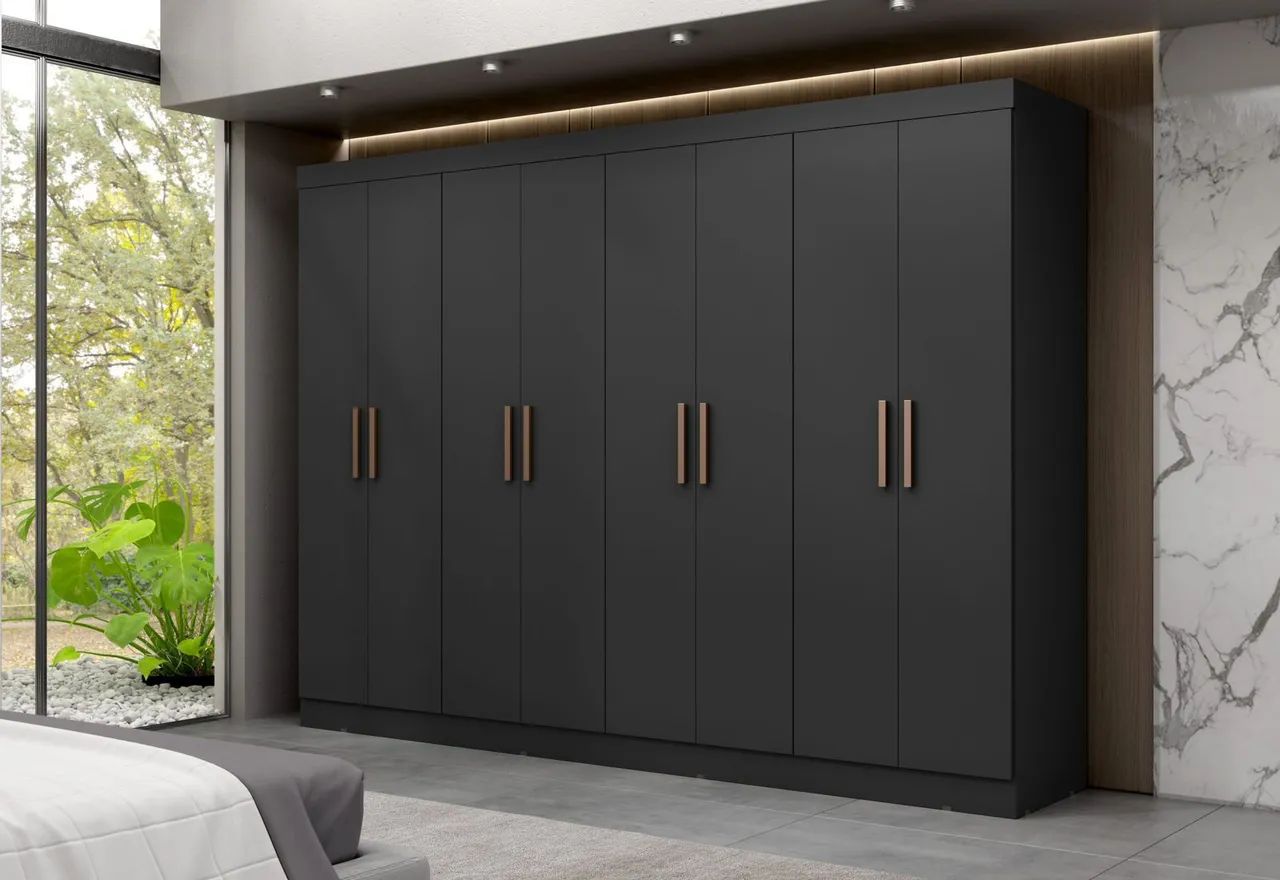 Guarda roupa 8 portas em várias cores