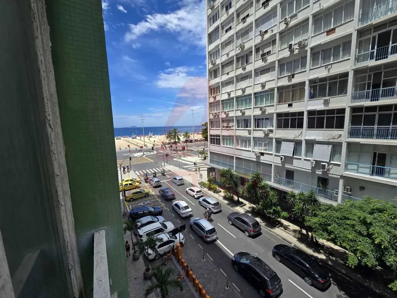 Conjugado Quadra da Praia, vista mar de Copacabana!