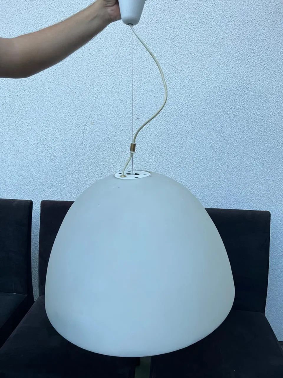 Pendente branco grande MAMMA 