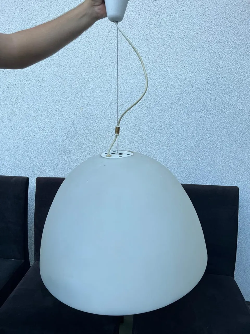 Pendente branco grande MAMMA