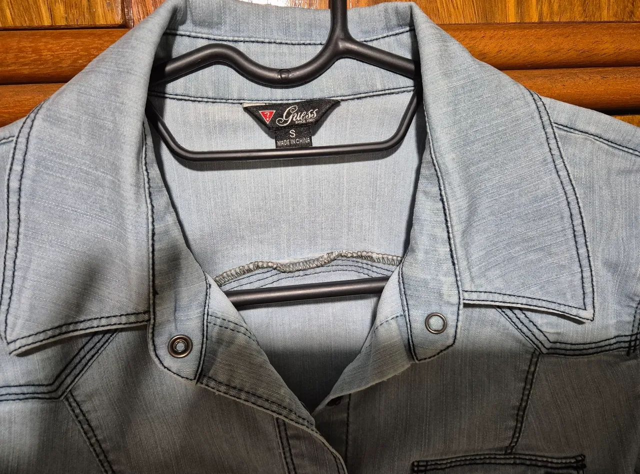 Camisa jeans Guess P - Foto 3