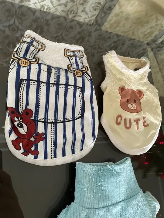 Roupinhas para pet camisa cachorro gato roupa  - Foto 4