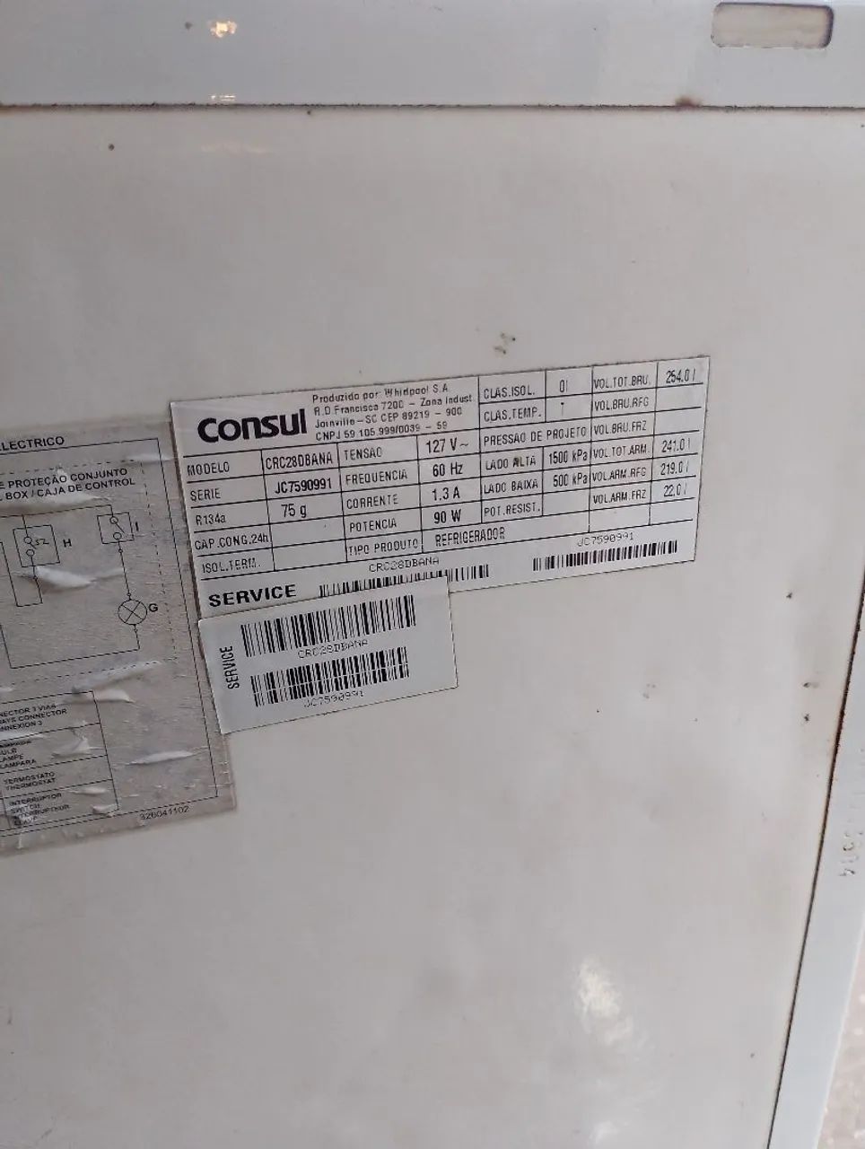 geladeira 239 litros