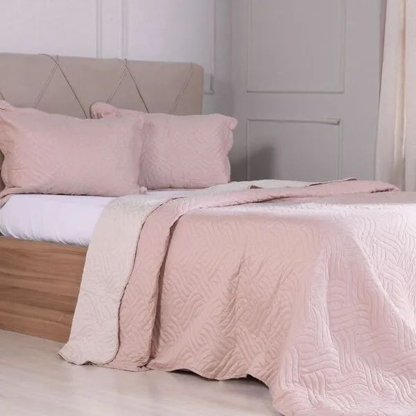NOVO | Par Porta Travesseiros 70x50cm Rosê Matelassê Com Abas (fronhas) - Foto 3