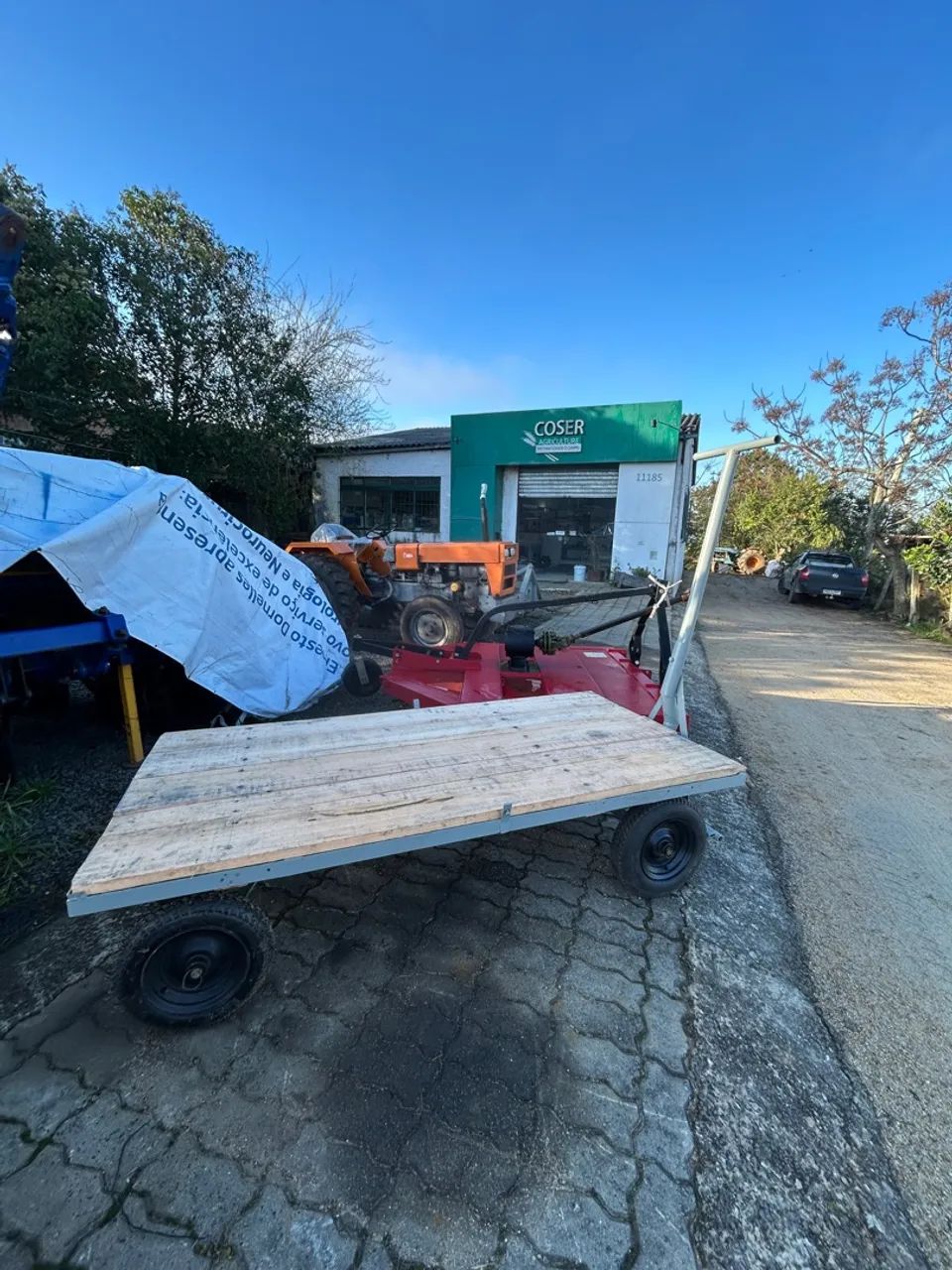 Carrinho de carga plataforma  - Foto 2