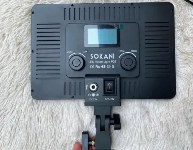 Painel De Led Sokani P25 Iluminador Live Streaming + Tripé Suporte - Foto 3