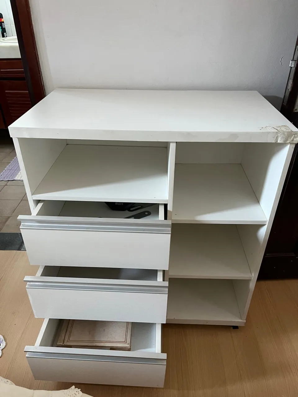 Cômoda Branco com Gavetas