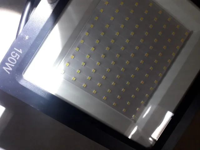 Refletor de Led Smd 150w Branco Frio Bivolt - Foto 3