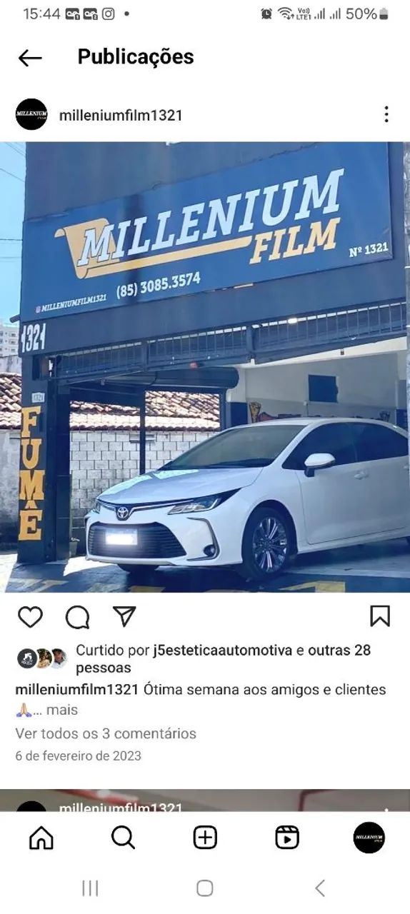 Película de Insulfilm para Carro - Millennium Film 1321