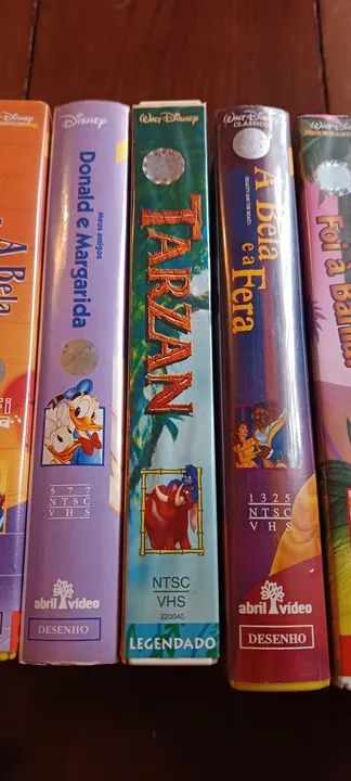 Coleção de VHS Disney - 9 Filmes Clássicos - Foto 3