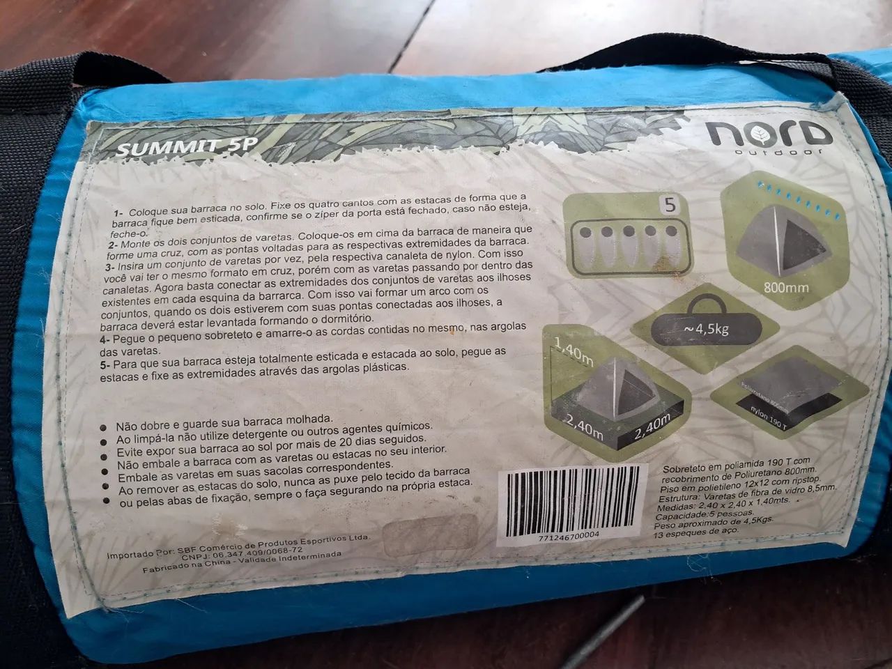 Barraca de camping NORD SUMMIT 5 Pessoas - Foto 4