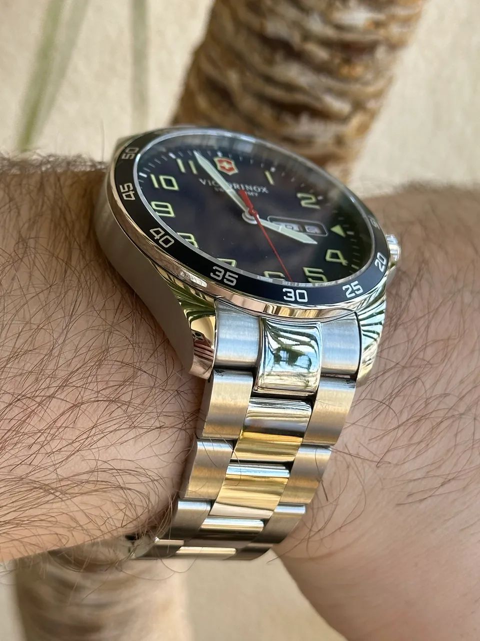 Relógio Victorinox Fieldforce azul  - Foto 4