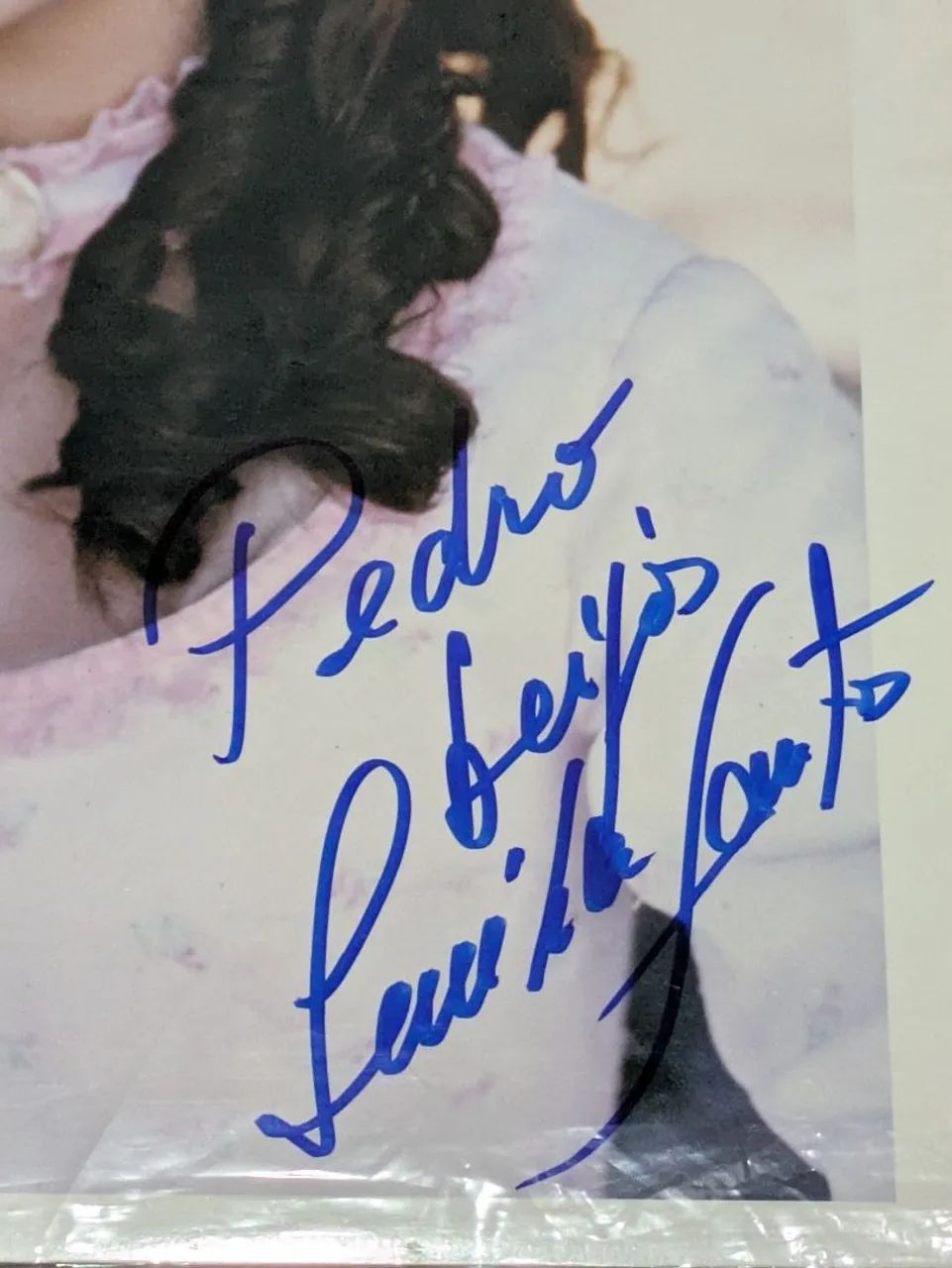 Foto autografada de Lucélia Santos (Sinhá Moça) - Foto 2