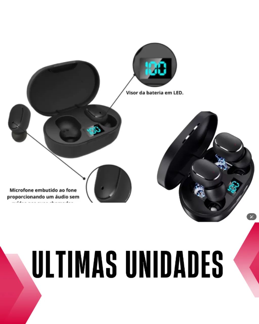Fone E6S Bluetooth Novo - Foto 4