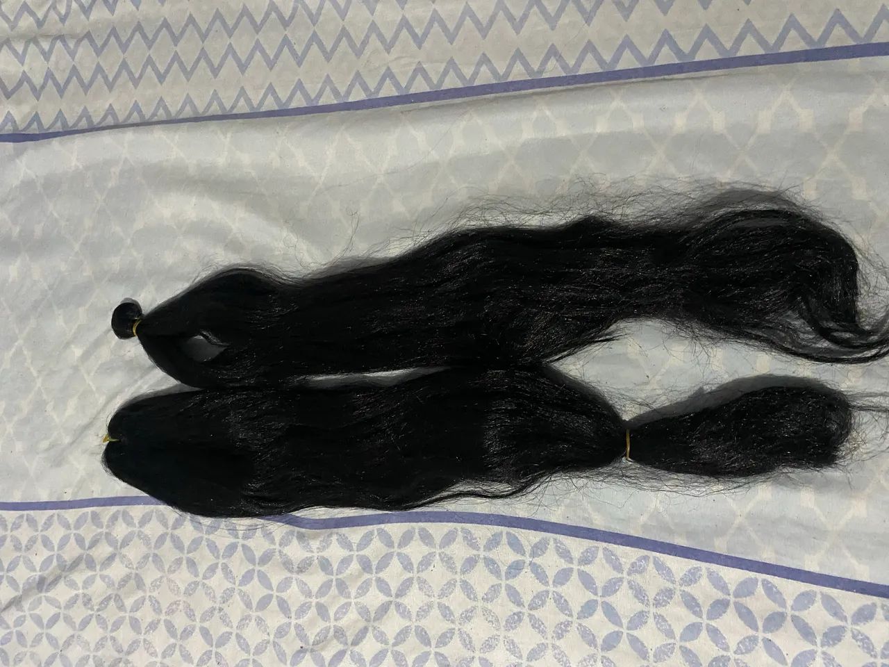 Cabelo humano brasileiro 65 cm - aproximadamente 100 g - Foto 3