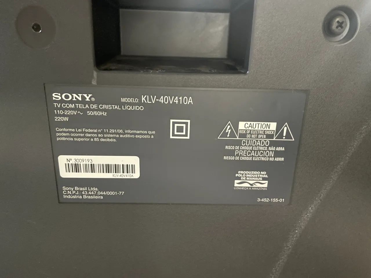 TV Sony Bravia de 40 polegadas - Retirar no centro de SP - Foto 5