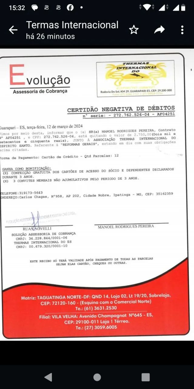 Título termas internacional E.santo - Foto 4