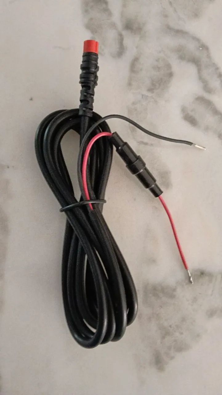 Cabo de alimentação de sonar Garmin 4 pinos