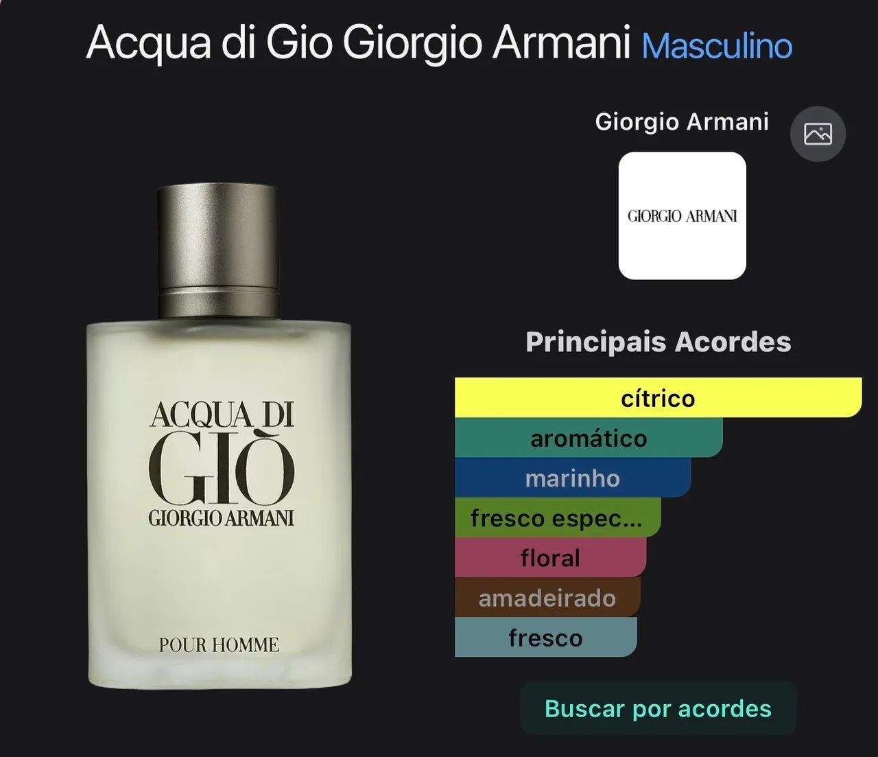 Perfume Acqua do Gió Armani - Foto 3