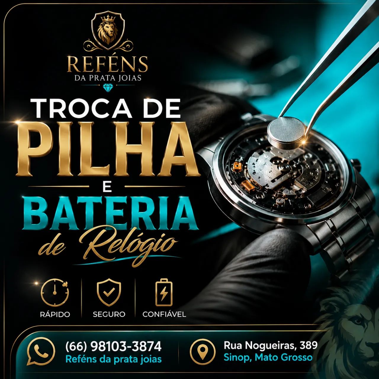 Troca de bateria e pilha de relógio  - Foto 2