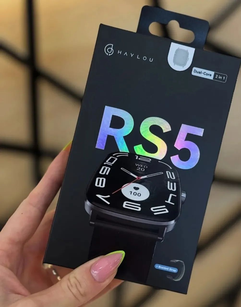 Smartwatch Haylou RS5 Tela AMOLED 2.01" Dual-Core Chamadas Bluetooth - Foto 3