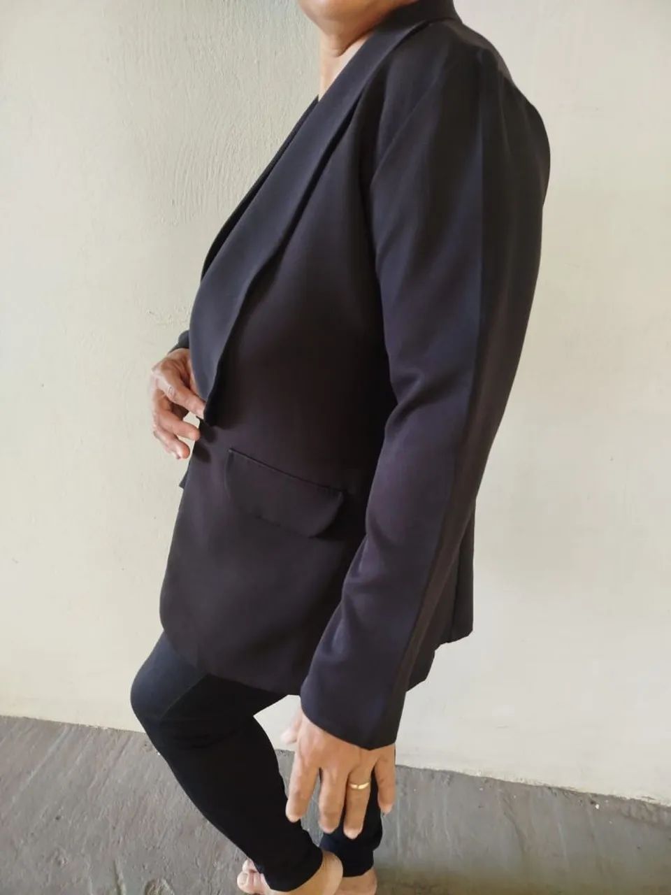 Blazer Plus Size Preto - Veste até 48 - Nunca Usado