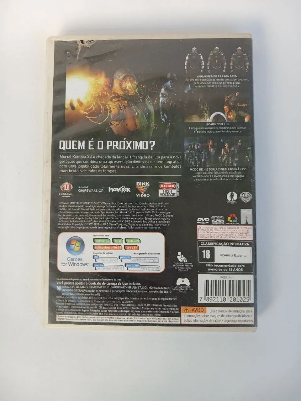 Jogo para PC Mortal Combat X, sem manual - Foto 3