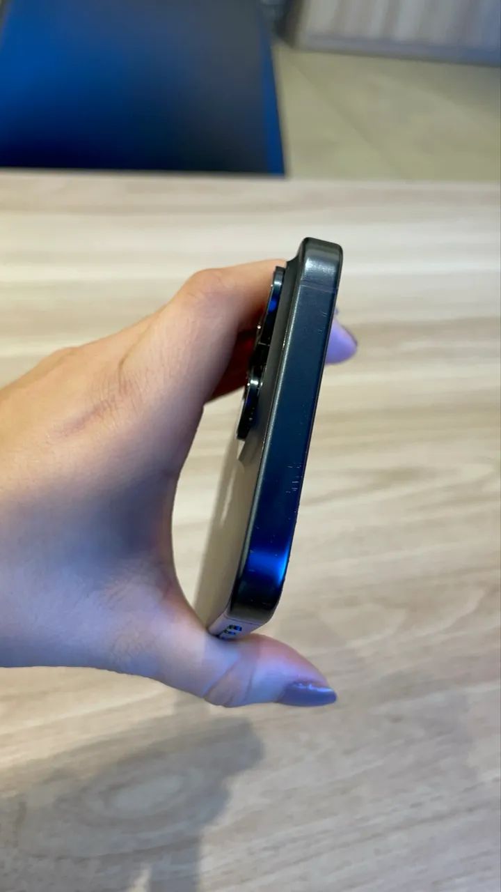 iPhone 15 Pro Max 256Gb Azul 85% - Foto 3