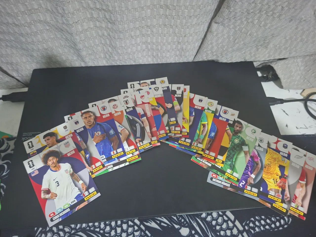 Cards colecionáveis da copa do mundo 