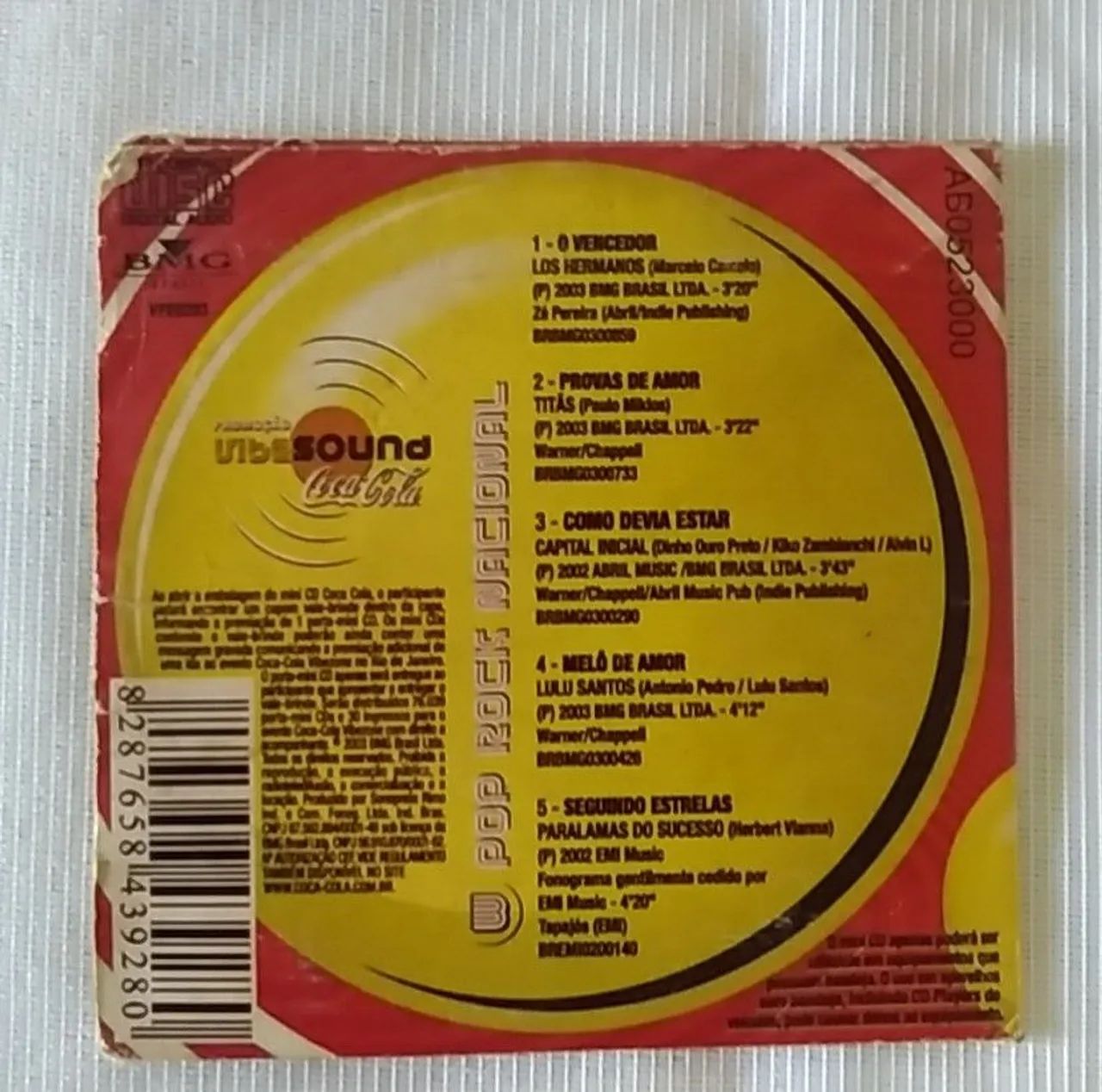 Mini CD Promocional Vibesound Coca-Cola (2003) - Raro / Colecionador - Foto 3