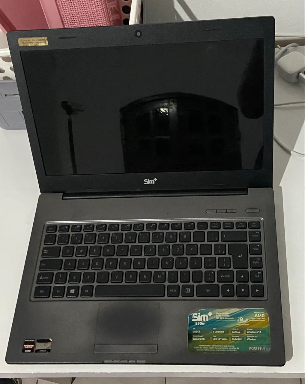 notebook modelo Sim+ Positivo