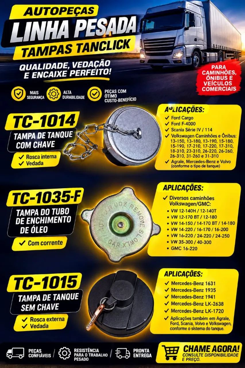  * Tampas para Linha Pesada - Foto 2