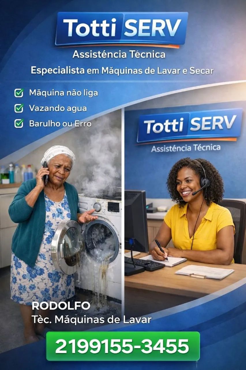 Chama LAVA SECA eu CONSERTO