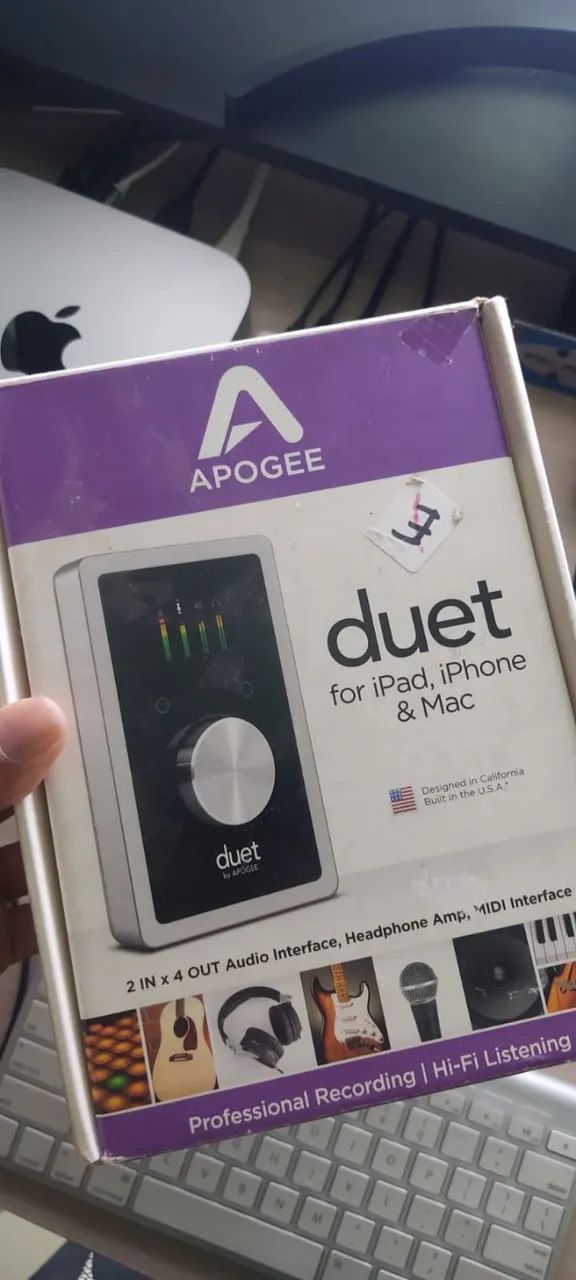 Interface De Áudio Apogee Duet 2 Usb Usado) o visor parou de