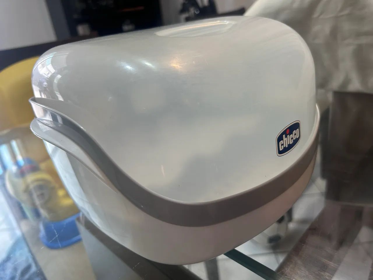 esterilizador de micro-ondas mamadeira Chicco.