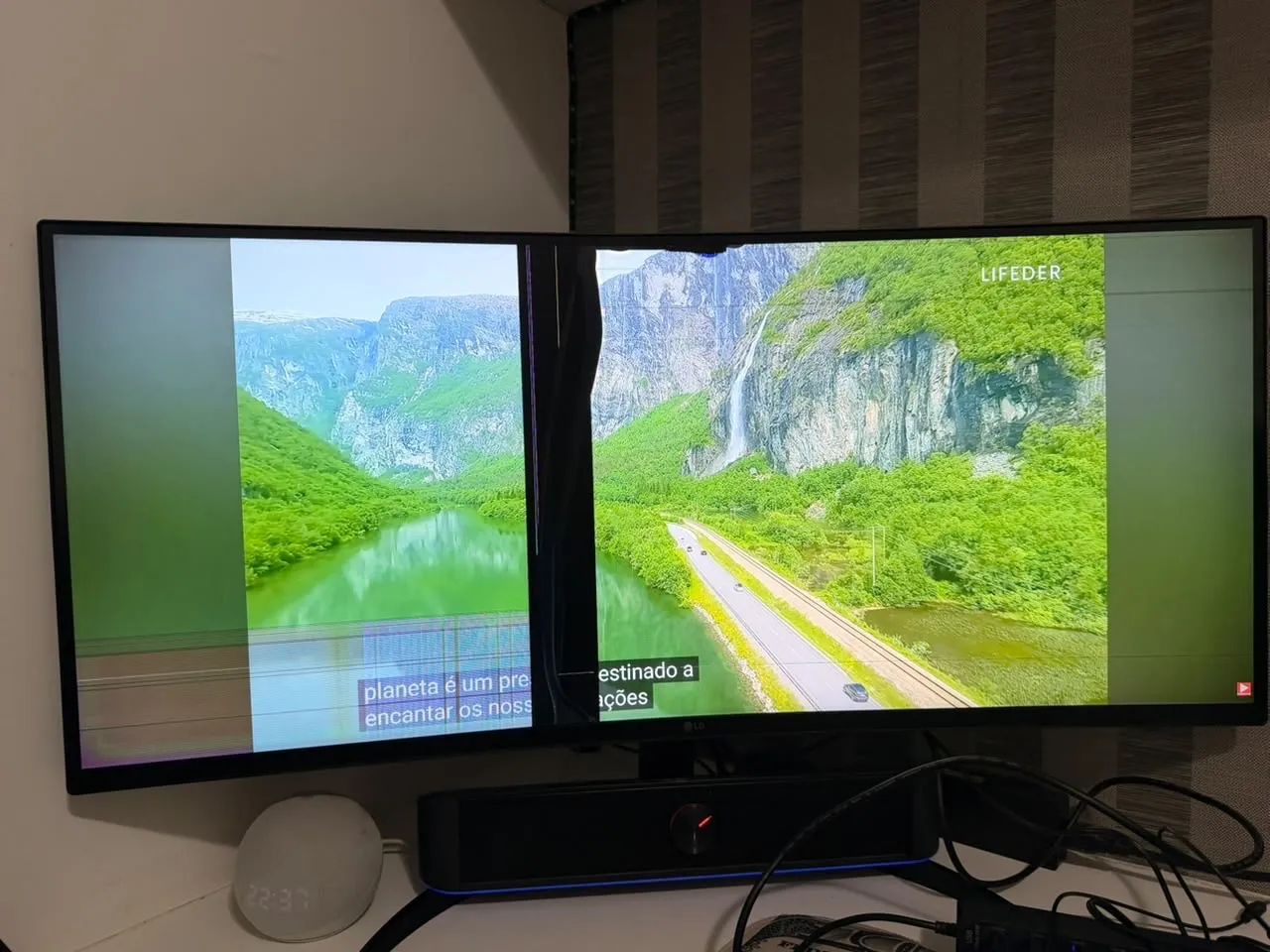 Monitor LG UltraWide Curvo - Tela VA de 34