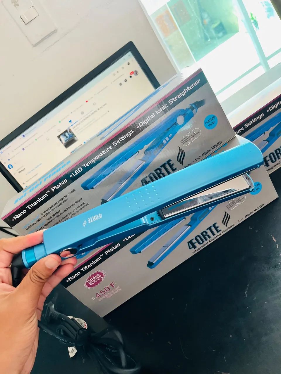 Chapinha 4 forte profissional nano titanium 