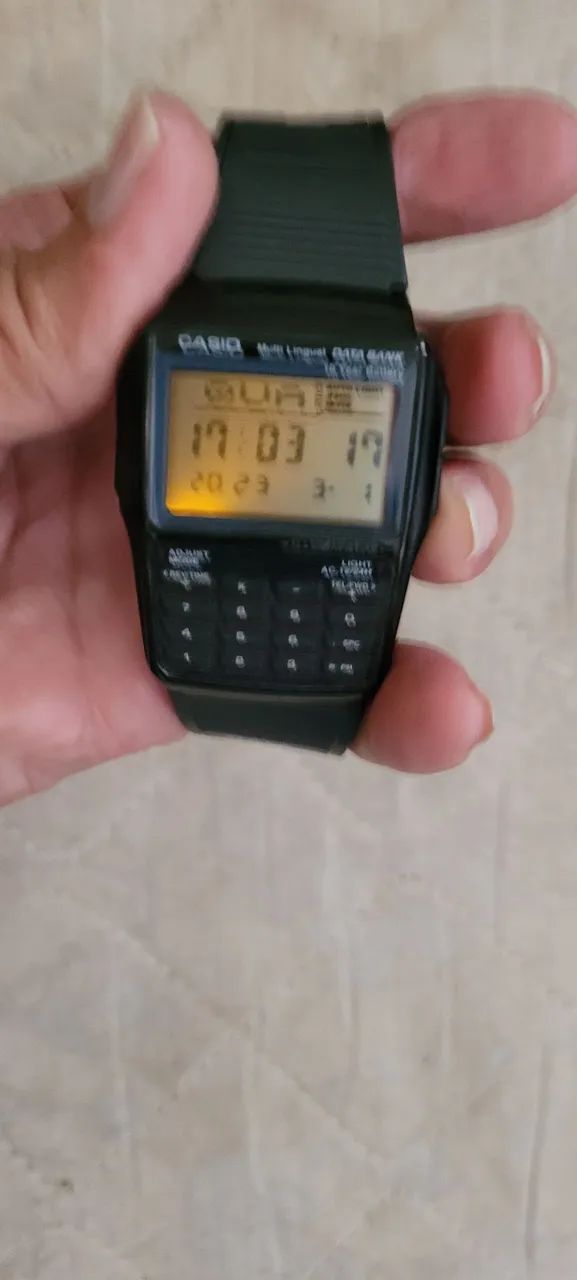 Relógio casio data bank 