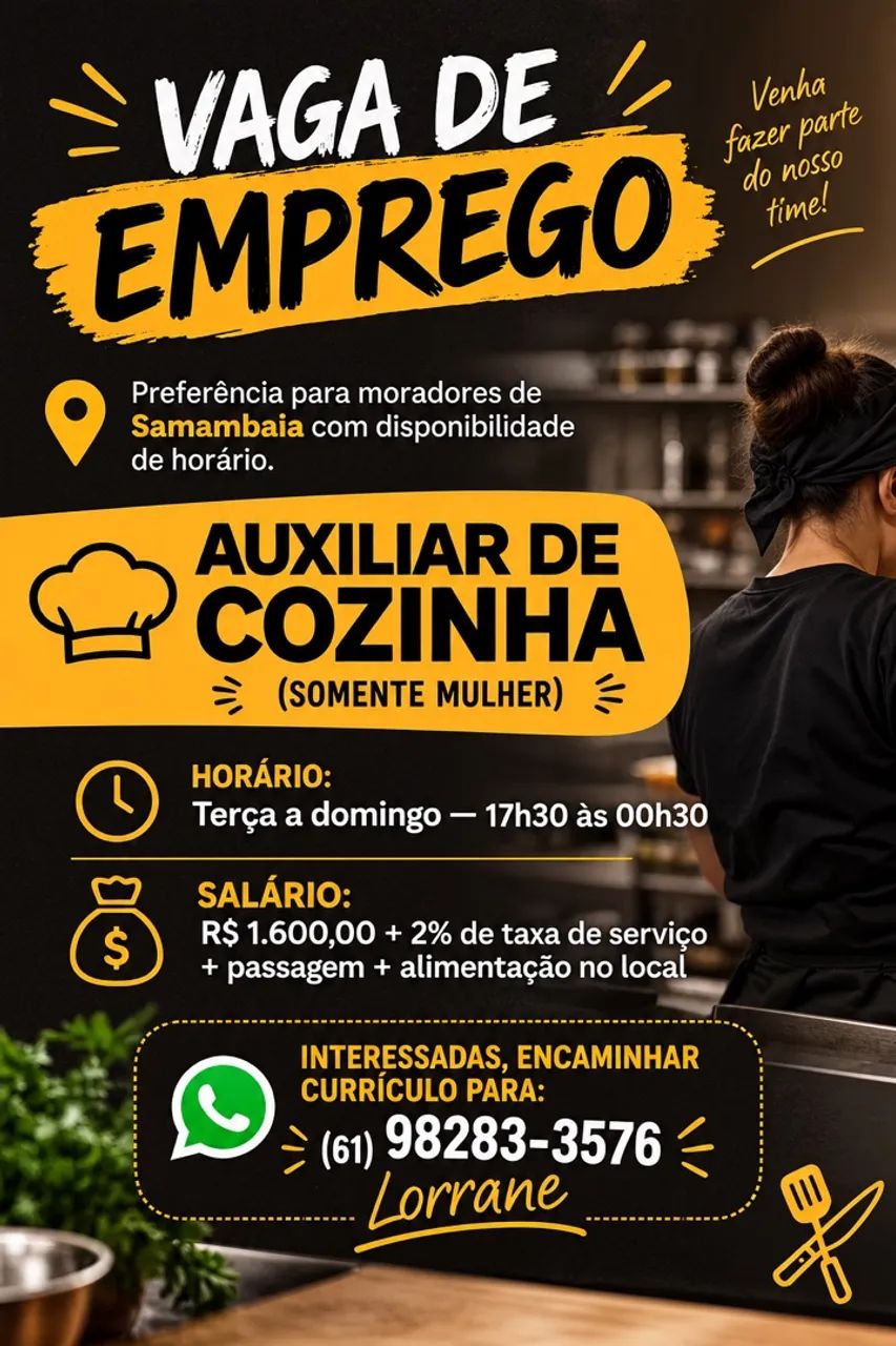 VAGA DE EMPREGO 