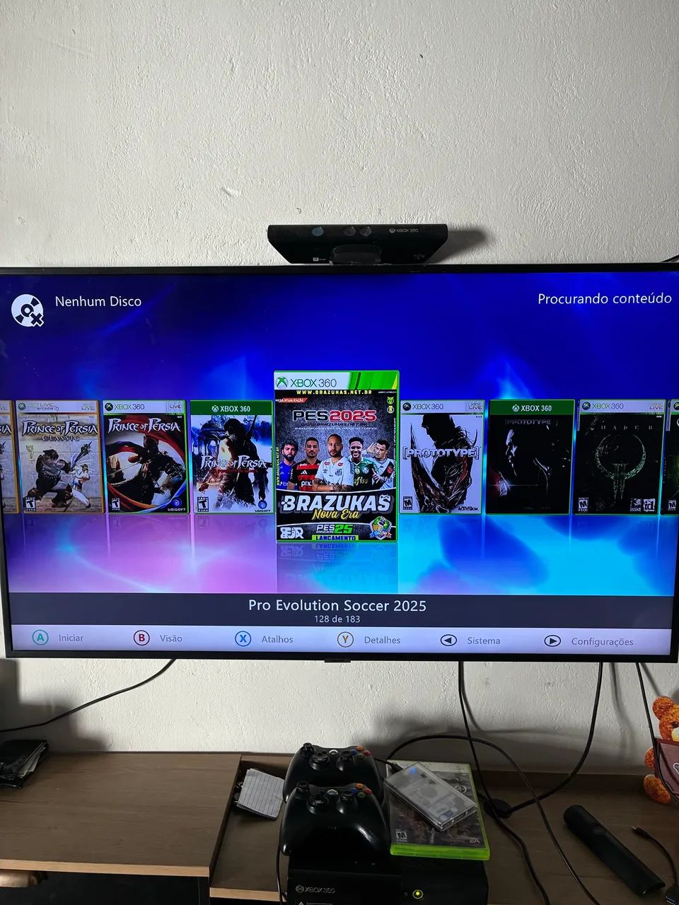 Xbox 360 com 180 jogos e hd de 1tb  - Foto 3