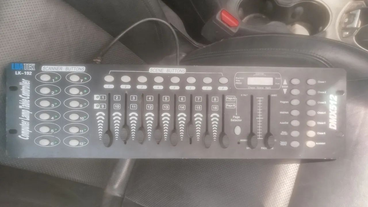 Mesa iluminação Dmx512 