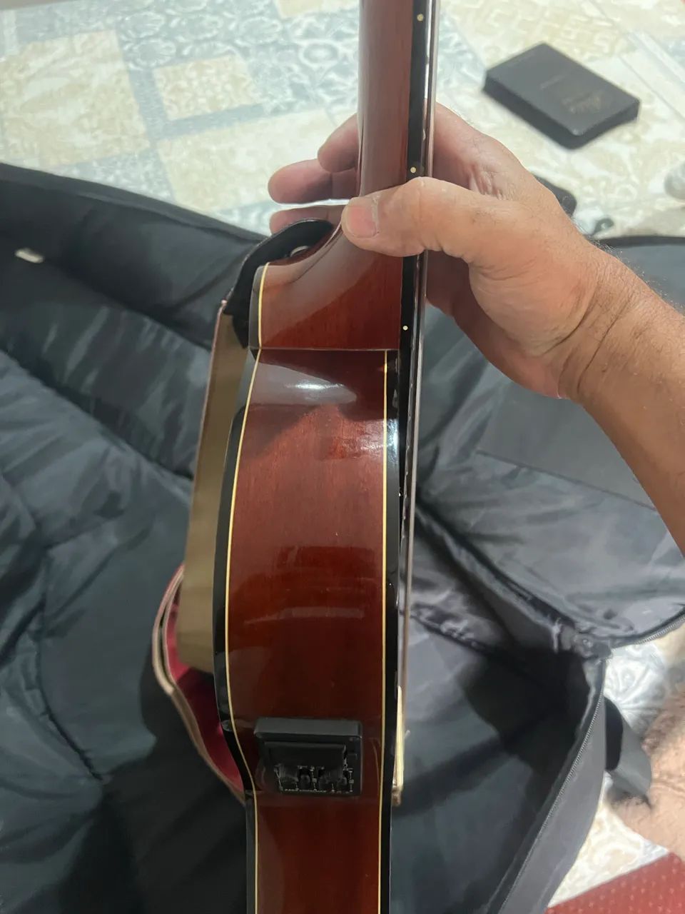 Violão elétrico eagle Ch 800 Nylon - Foto 4