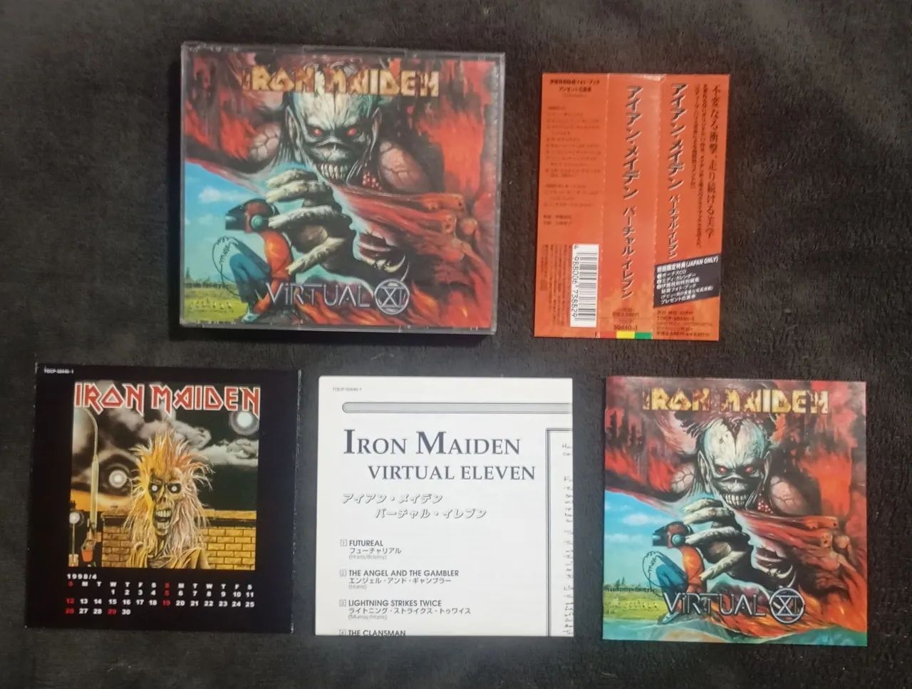 CD Iron Maiden Virtual XI Fat Box Japonês Completo. - CDs, DVDs