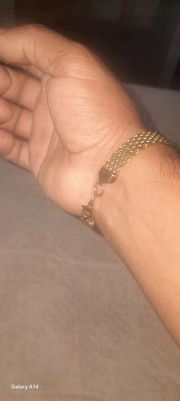 Pulseira de moeda antiga de ouro  - Foto 2