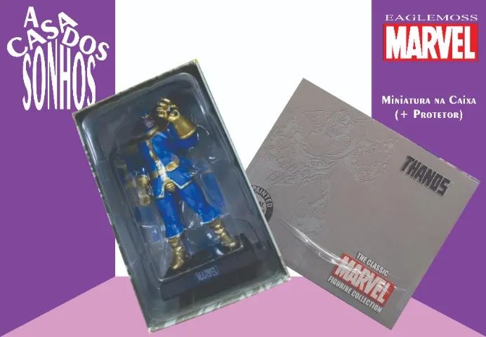 Coleção de Miniatura Marvel Eaglemoss Thanos Especial