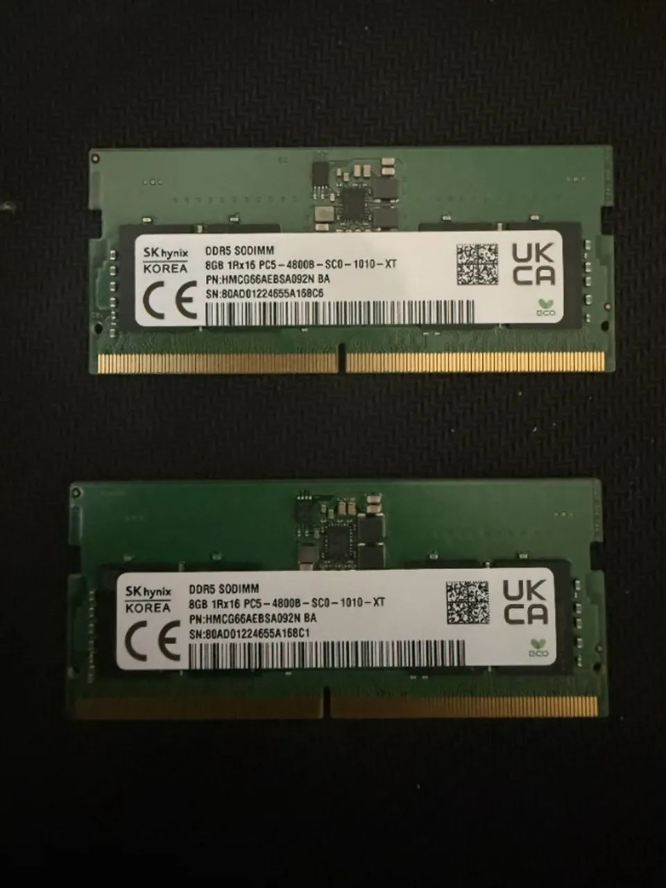 Ram Notebook DDR5 2x8GB = 16GB 4800