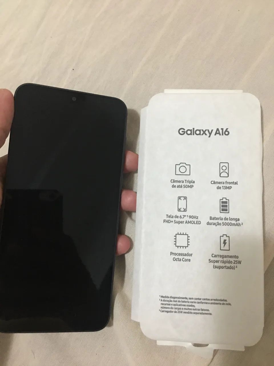 Celular novo Samsung A16 - Foto 2
